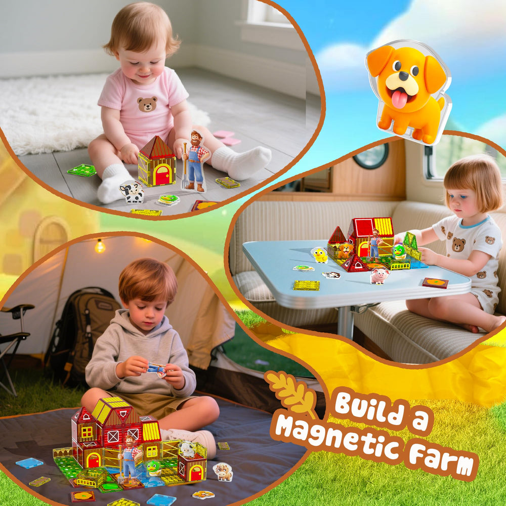 GobiDex farm animal tiles support early math and motor skill development in kids