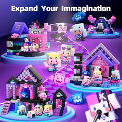 GobiDex princess figures with magnetic blocks enabling storytelling and pretend play