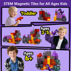 GobiDex safe ABS plastic blocks with smooth edges for safe play.