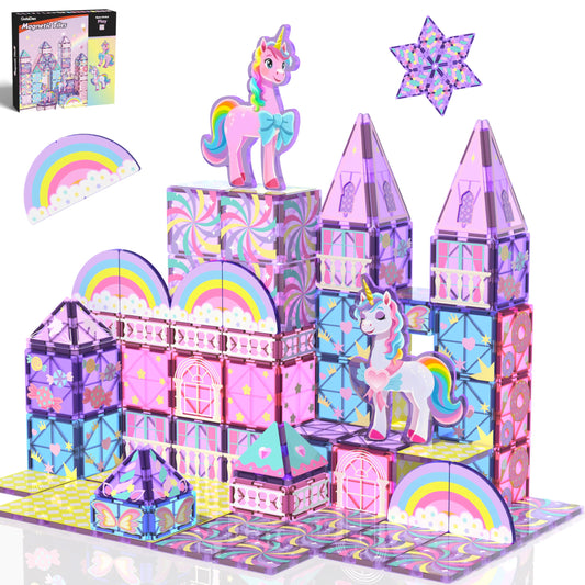 GobiDex gobidex-unicorn-castle-tiles for imaginative pretend play