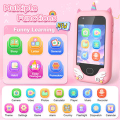 GOCINA Kids Phone side view highlighting compact size for small hands
