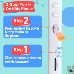 Gocina Kids Smart Phone 32 GB storage for photos and videos.