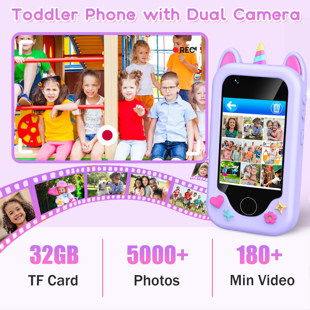 Gocina Kids Smart Phone held by child highlights kid-friendly size.