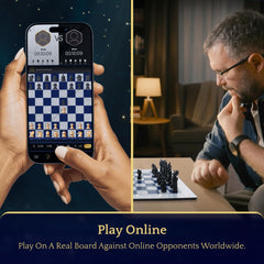 GoCube online play connects to Lichess and Chess.com for global matches