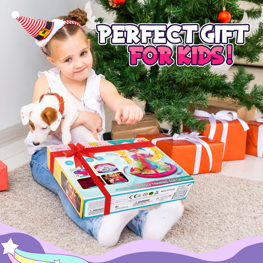 Colorful unicorn design sparks imagination during active play sessions