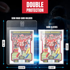 GO DELIGHT lip design aids easy insertion and removal of cards