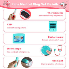 GoFujuco Doctor Kit mask encourages safe play and patient interaction.
