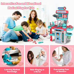 GoFujuco Doctor Kit tools set keeps little doctors organized during playtime.