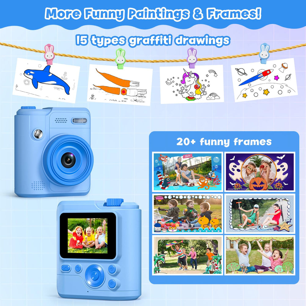Gofunly Kids Camera 1080P video recording memories