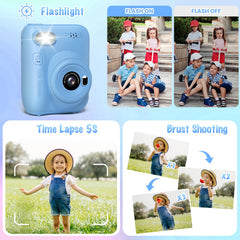 Gofunly kids camera with burst mode and filters for creative shots.