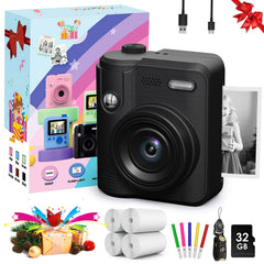 Gofunly Kids Camera front view shows colorful design for pretend play