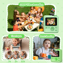 Gofunly Kids Camera shockproof shell for durable outdoor play.