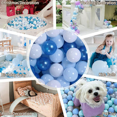 GOGOSO close-up of crush-proof plastic balls showing durable construction.