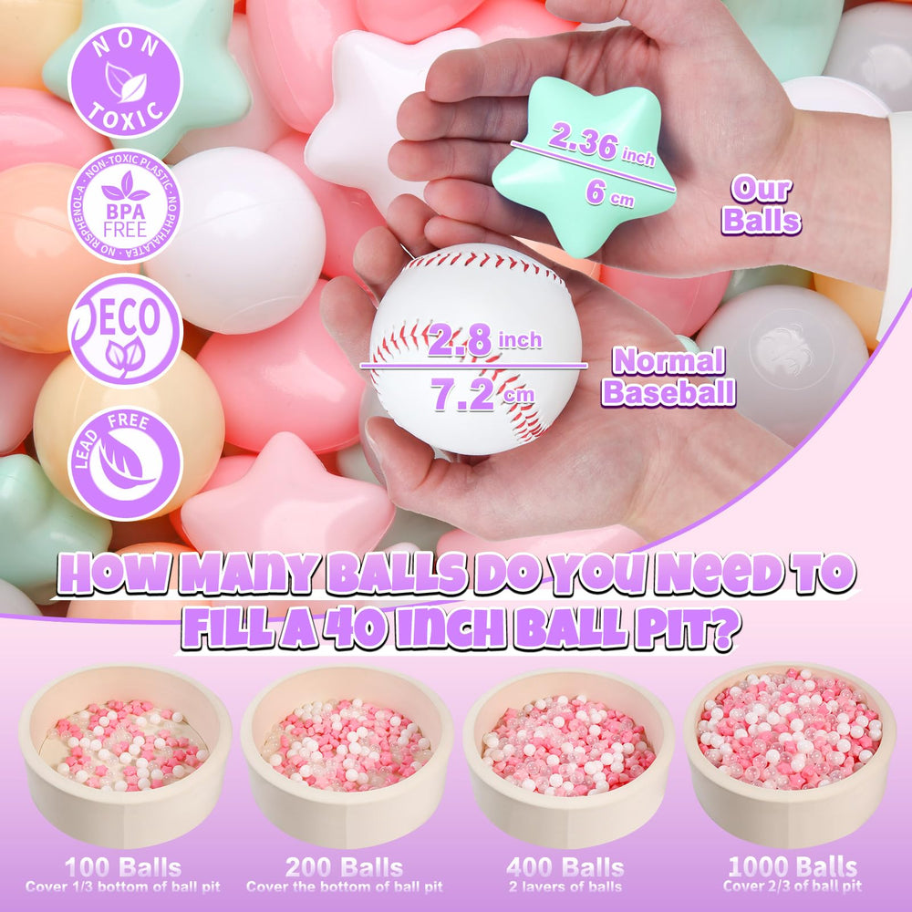 Pastel-colored GOGOSO balls support color recognition and tactile play for toddlers