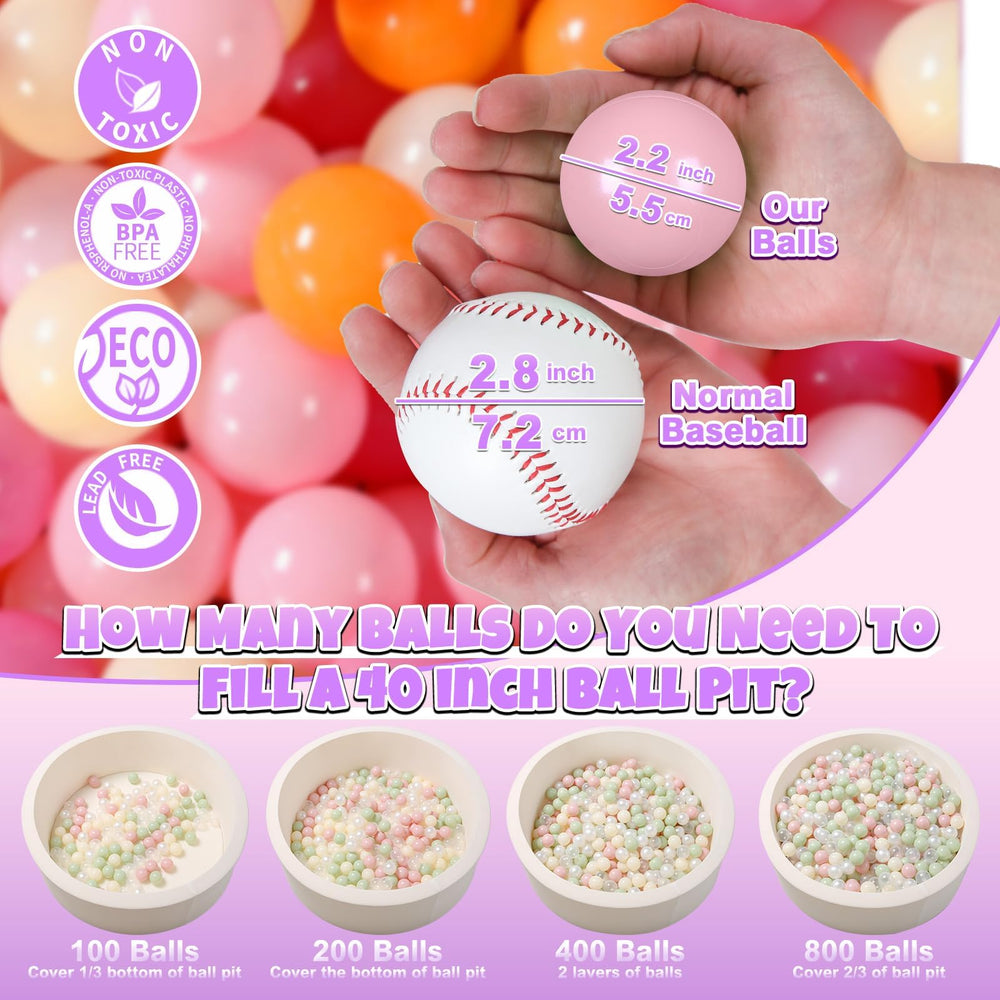 GOGOSO pink ball in toddler hand for easy grasping
