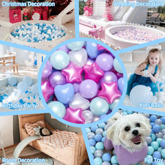 GOGOSO ball pit banner decor shows versatile party centerpiece and play setup.