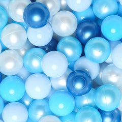 GOGOSO ball pits balls blue-white mix for safe toddler play and sensory exploration.