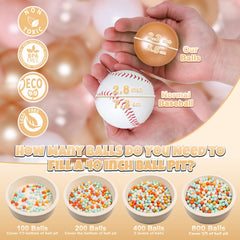 GOGOSO ball pits balls multicolor pile ideal for ball pit setups.