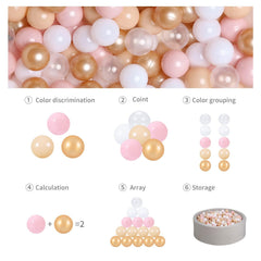 GOGOSO ball pits balls non-PVC BPA-free construction for peace of mind.