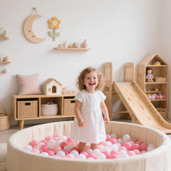 GOGOSO bright colors attract kids to grasp, throw, and enjoy active play.