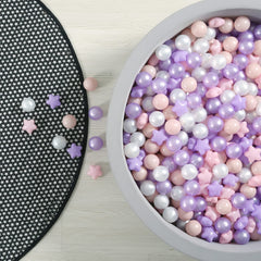 GOGOSO purple star pit ball stack enhances sensory play