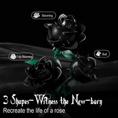 Gohero Black Roses Building Set gift-ready packaging for a unique present.