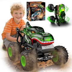Gohero Monster Truck performing a 360° spin to boost coordination and imagination.