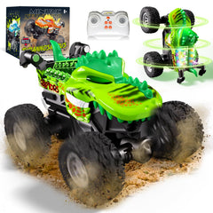 Gohero Monster Trucks with dinosaur shell for rugged play and durable design.