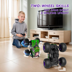 Gohero RC car 360° spin for thrilling backyard stunts and coordination.