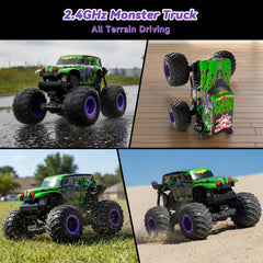 Gohero RC car with LED lights for vivid night play and excitement.