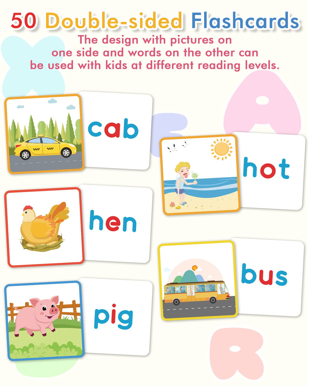 Gojmzo multi-sensory learning toy aids reading, spelling, and phonics through visuals.