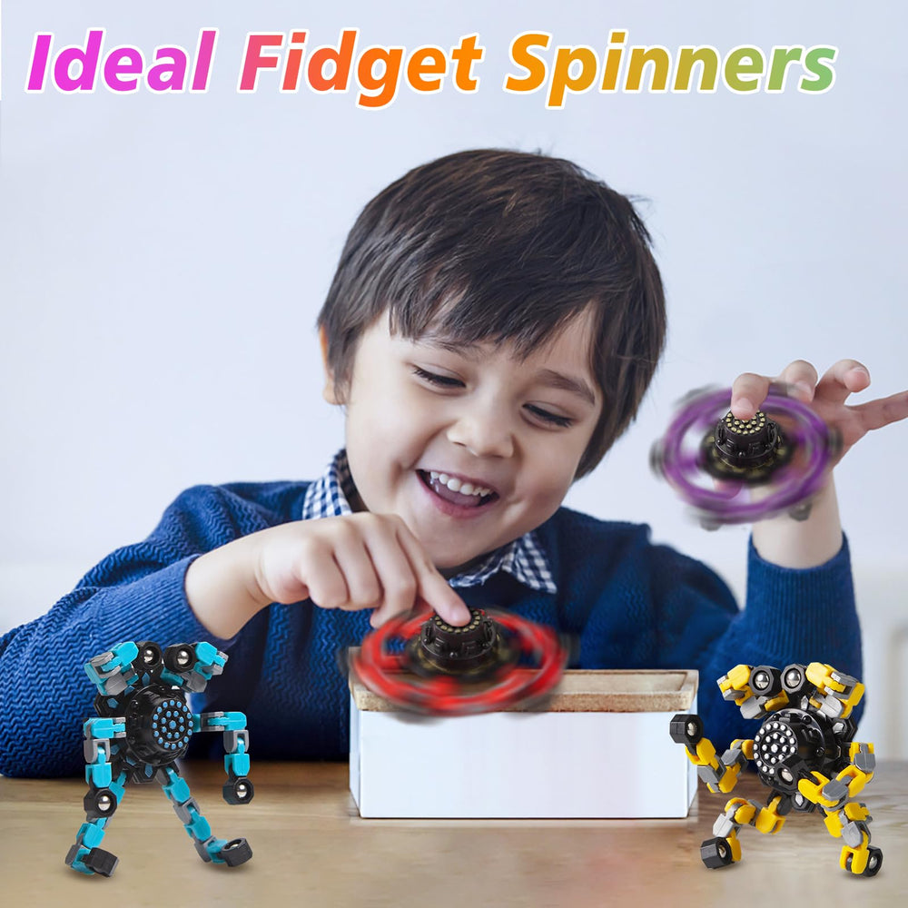 Gokeey spinner close-up highlighting high-speed bearing for smooth, quiet spins.