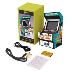 Golden Security Mini Arcade portable design fits pockets for spontaneous play.