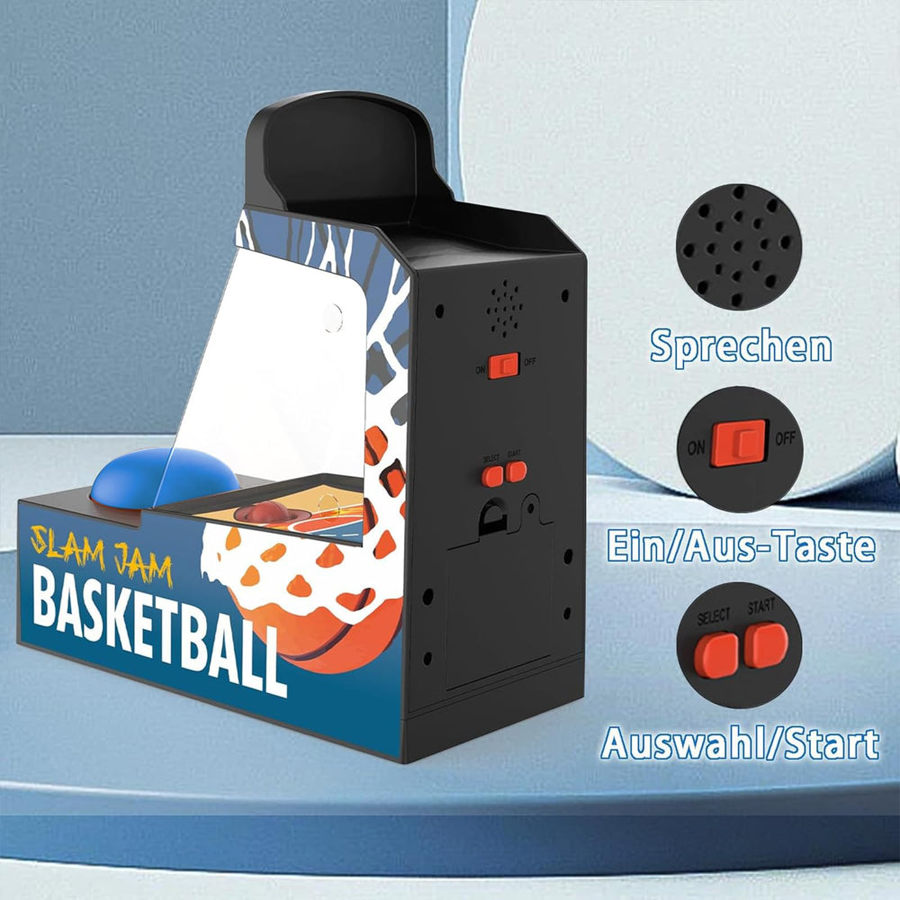 Golden Security tabletop basketball showing safe materials and smooth edges