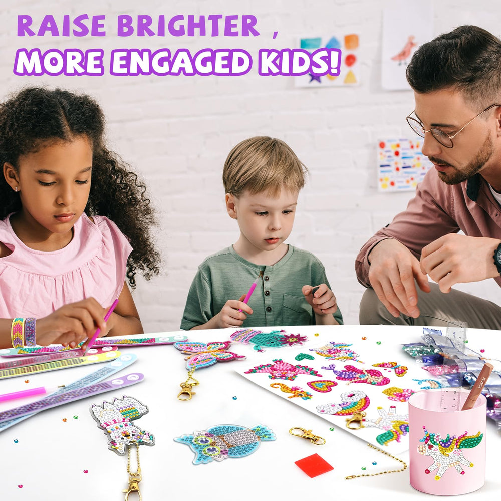 Goldentime Diamond Art Kit colorful stickers for playful decorations