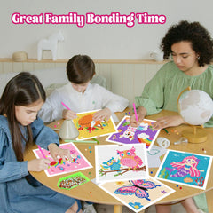 Goldentime kit includes extra bags to keep gems organized during crafting