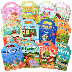 Goldge animals sticker set: vibrant 3D images for imaginative play and fine motor practice.