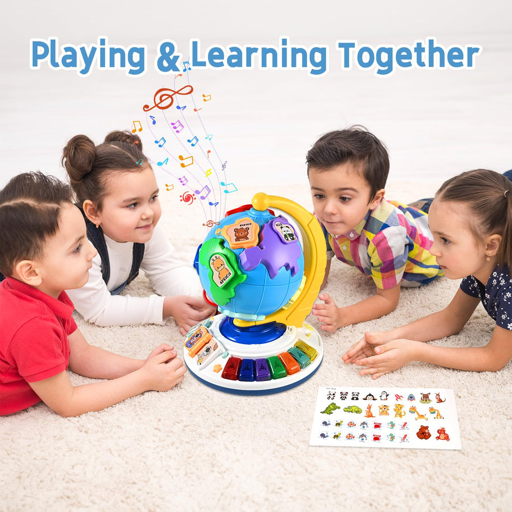 Goldge globe gift-ready packaging ideal for birthdays or holidays