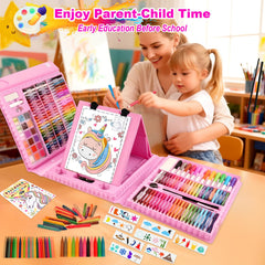 Goldge portable art kit ready for travel, school, or playdates