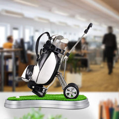 Golf Pen Holder with golf balls infuses sport inspired charm
