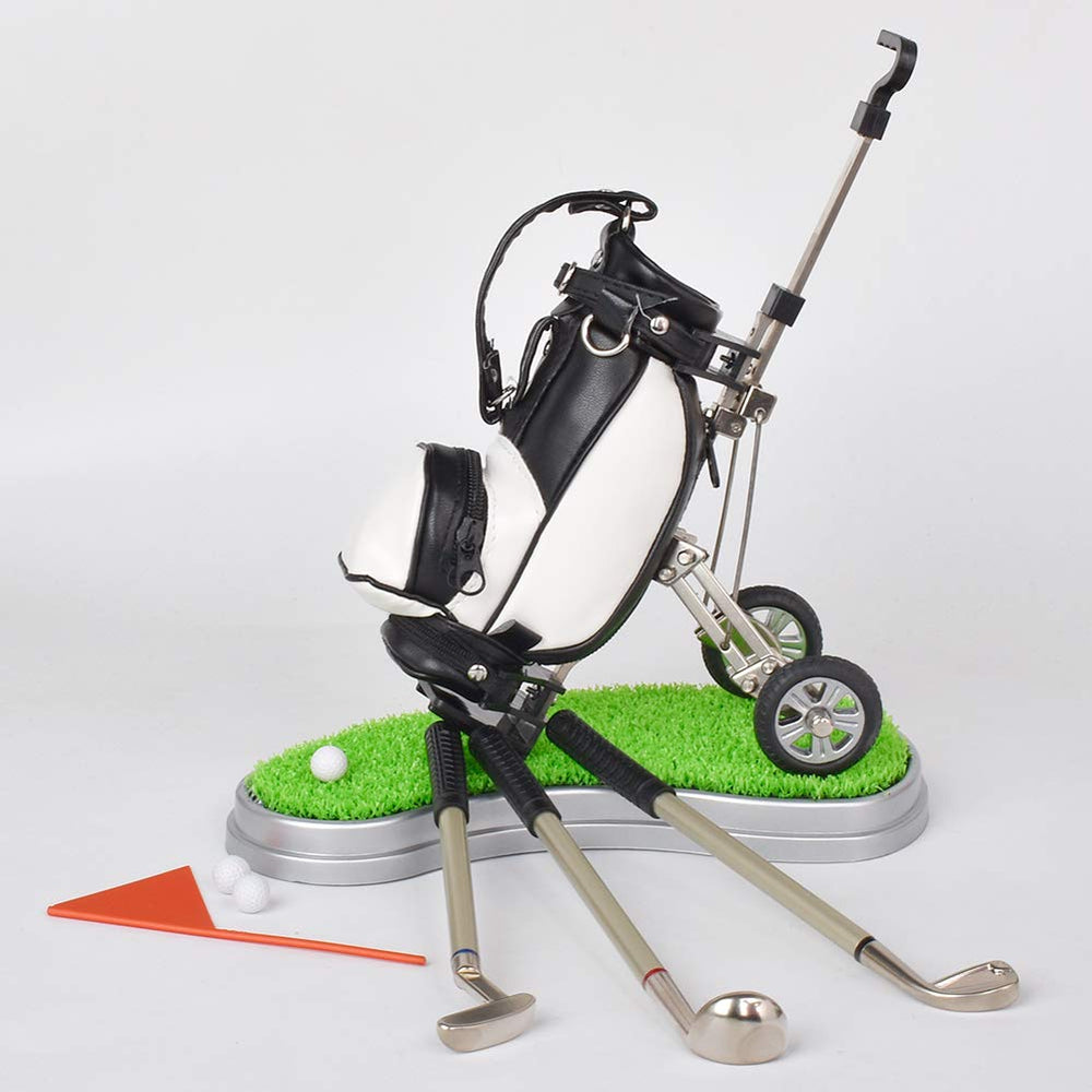 Mini golf clubs pens add color to your writing space