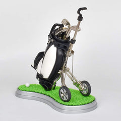 PU leather accents on Golf Pen Holder for a premium feel
