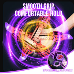 Golfli light up saber for kids, purple safe durable ABS construction for longevity.