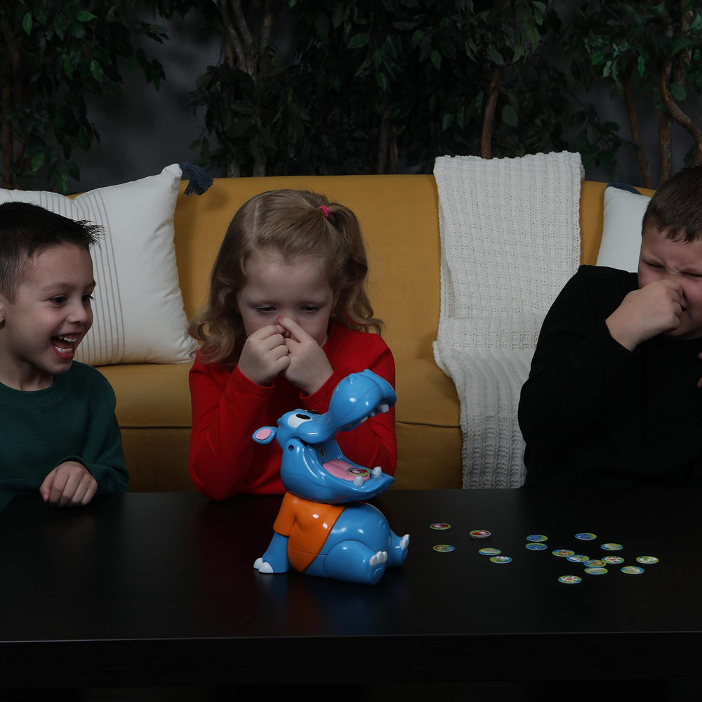 Goliath Burping Bobby for 2-4 players ages 4 plus ideal for family game nights.