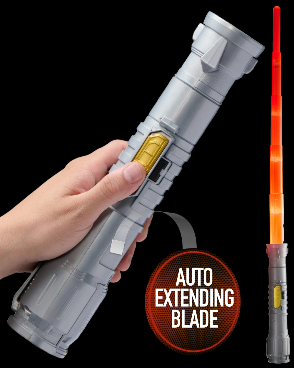 Goliath Power Saber motion-based SFX activates with swift swings for realistic play.