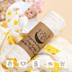 Golray cotton bodysuit with bear design is gentle on delicate skin.
