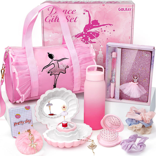 Golray dance bag with ballet-inspired design, ideal for carrying dance gear.