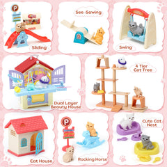 Golray DIY cat tree assembly for climbing and creative building