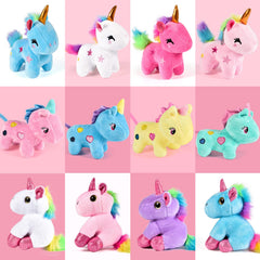 Bulk Golray unicorn plush set suitable for prizes, decorations, and giveaways.