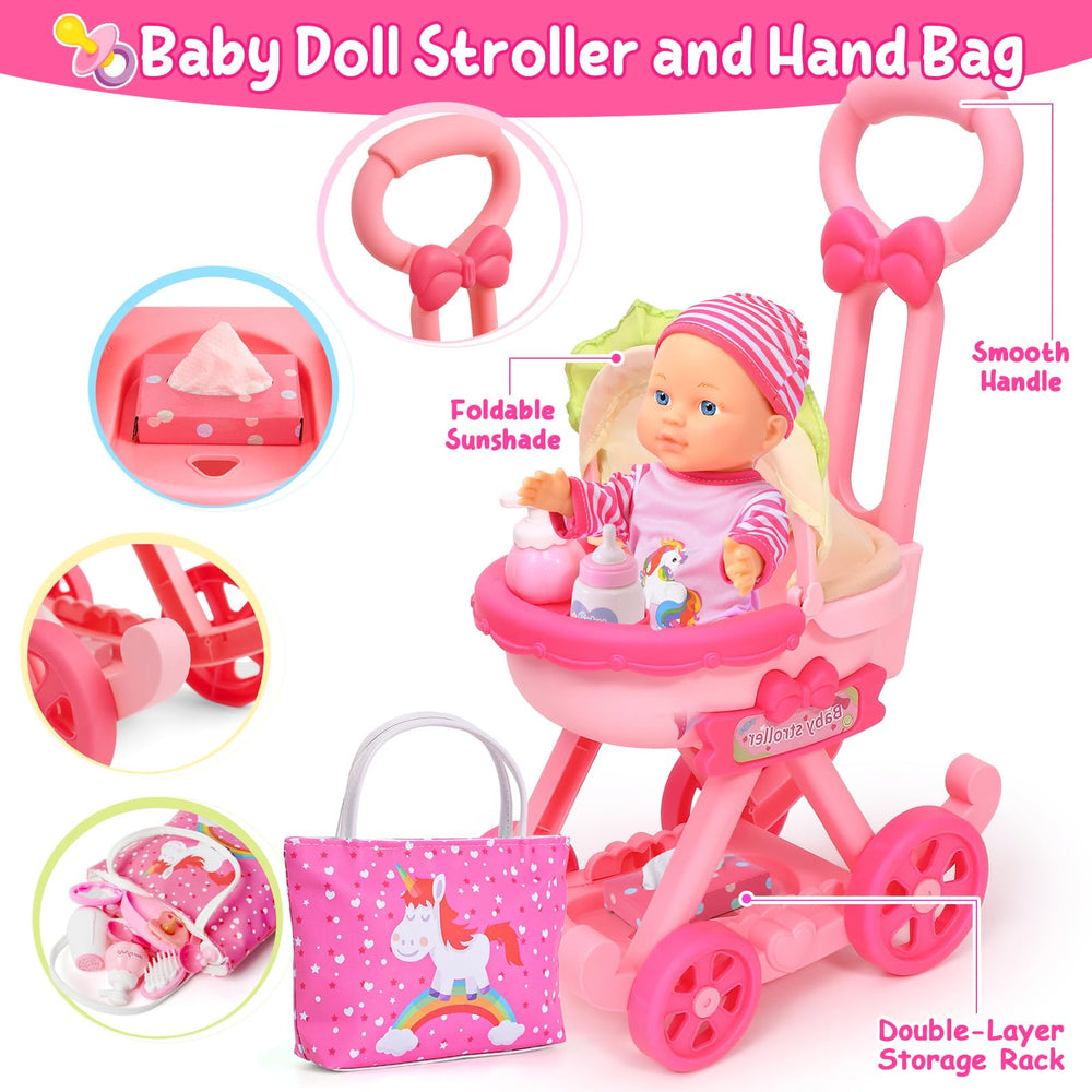 Golray feeding set with pacifier and bottle encourages nurturing role-play